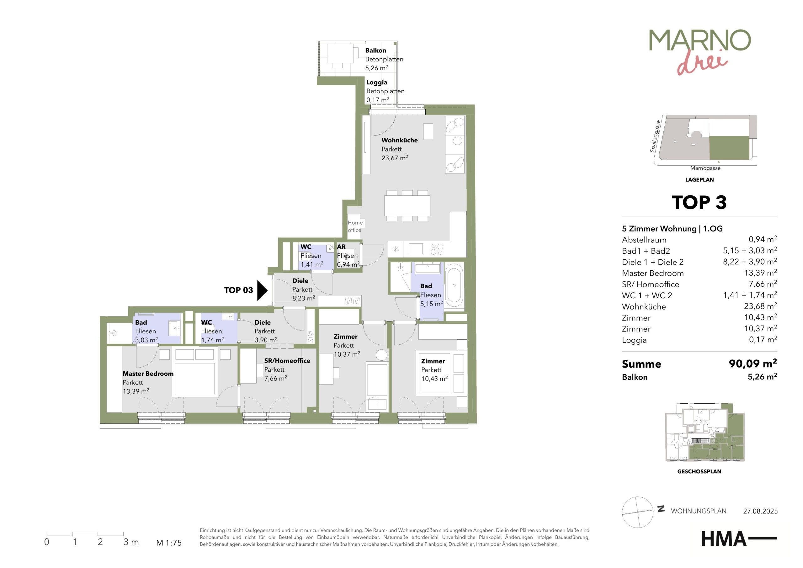 Grundriss von Top-03