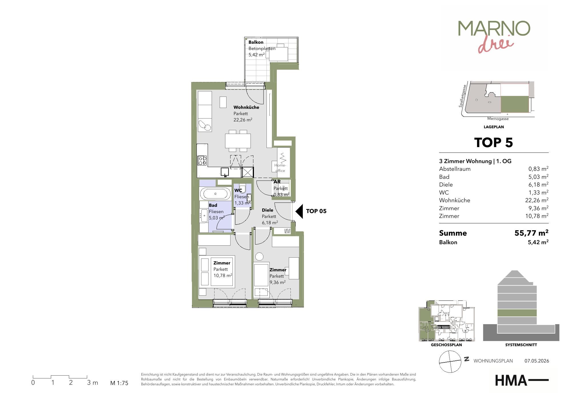 Grundriss von Top-05