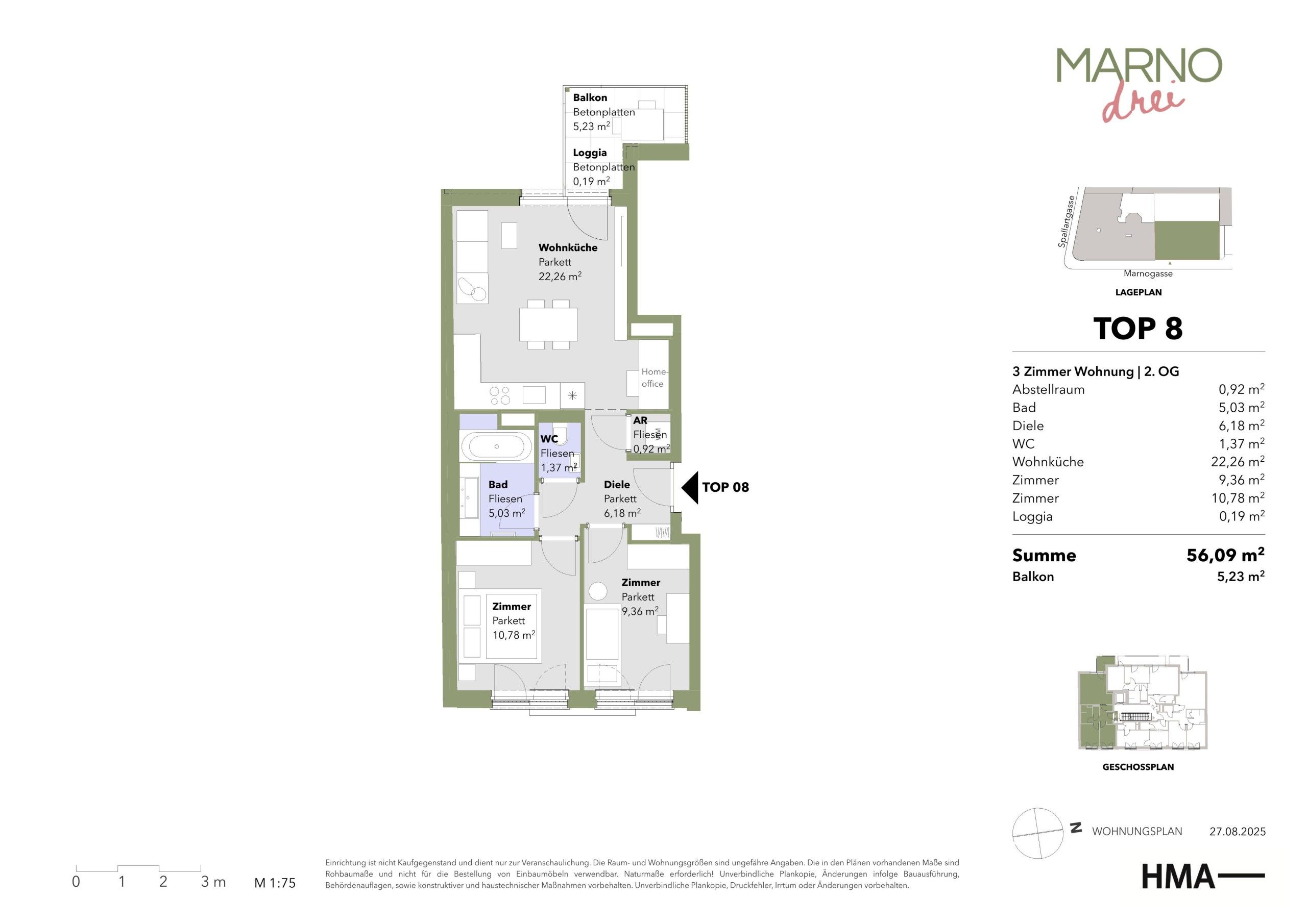 Grundriss von Top-08