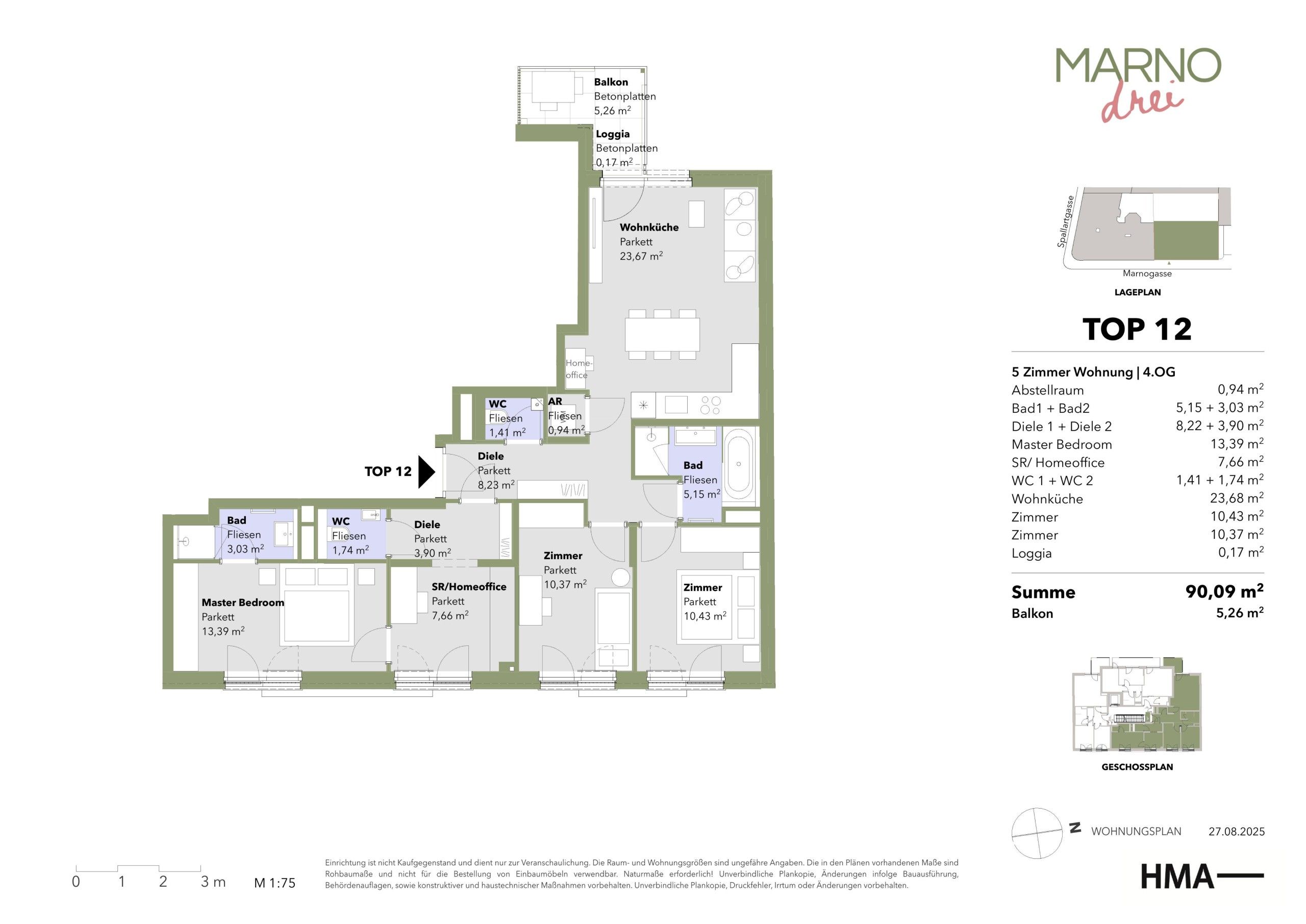 Grundriss von Top-12