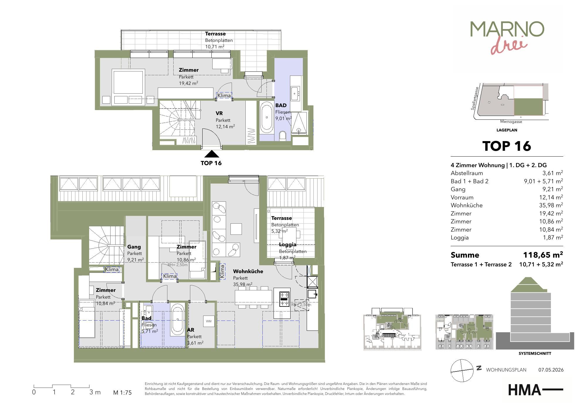 Grundriss von Top-16
