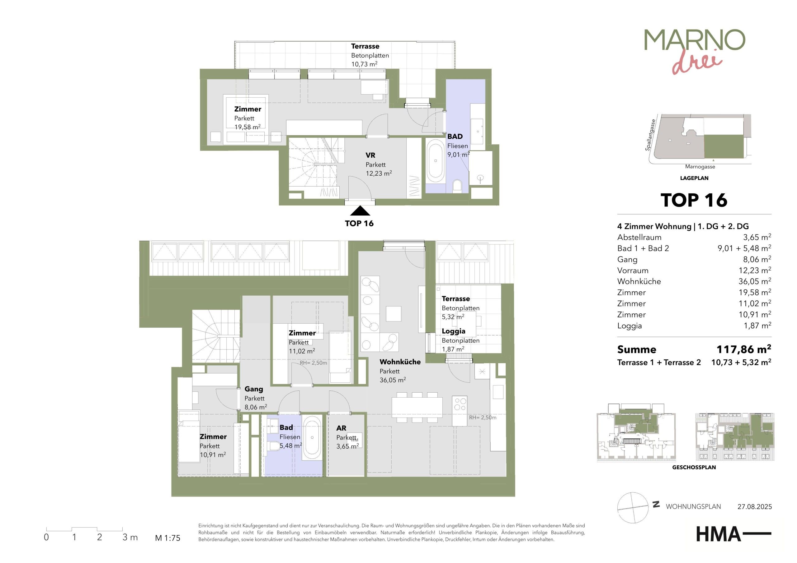 Grundriss von Top-16