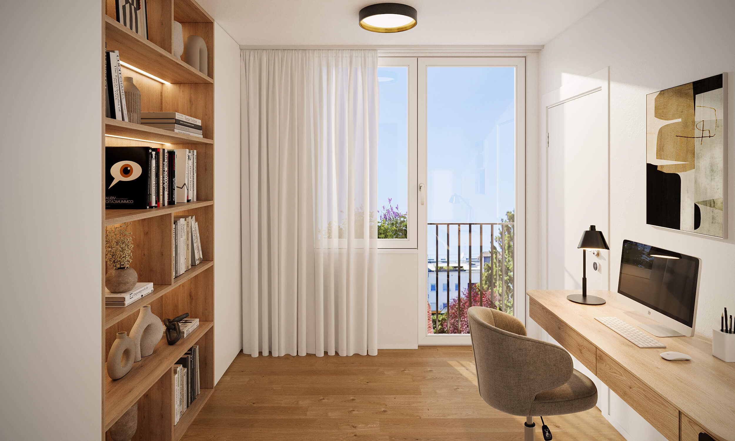 Homeoffice Top 3 - Arbeitsplatz mit Tageslicht